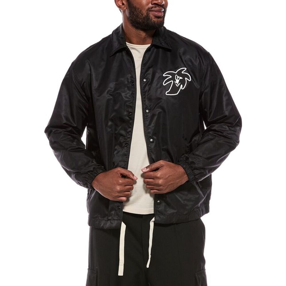 Palm Angels Mens Jacket, Black